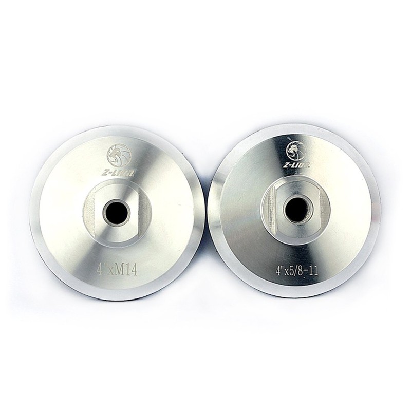 Z-LION Aluminum Backer Pad 4 Inch Hook and Loop Backing