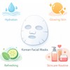 Pack de 20 Piezas Mascarillas Hidratantes con Extractos Naturales –