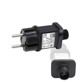 31V 3.6W LED Transformer CZJUTAI IP44 Power Supply for Christmas Lighting with Plug - EU Plug (Screw Base - Constant On - DC31V3.6W)