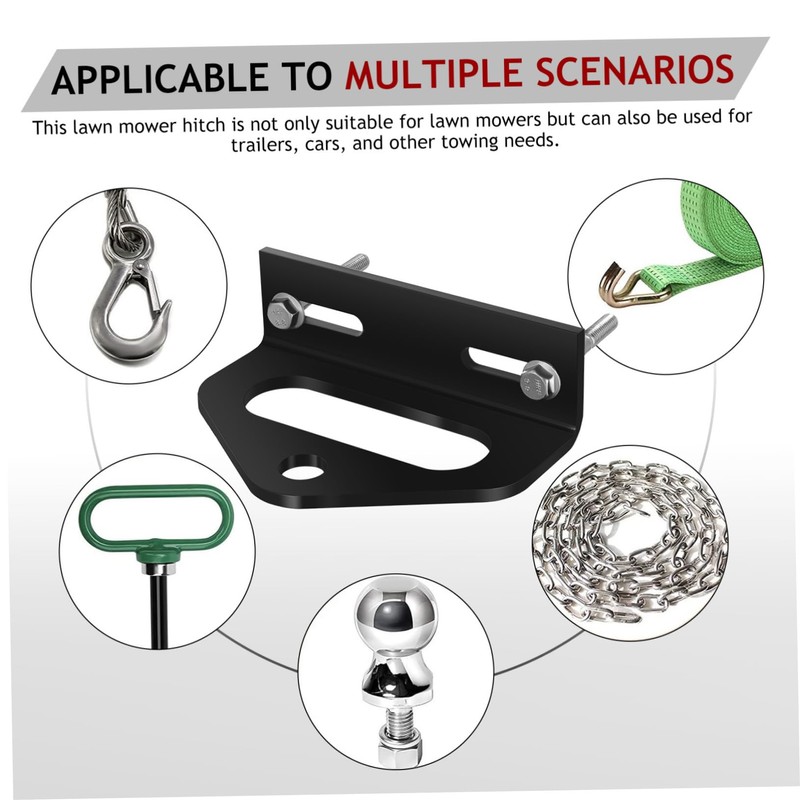 ULTECHNOVO Zero Turn Mower Hitch Kit Heavy Duty Trailer Hitch
