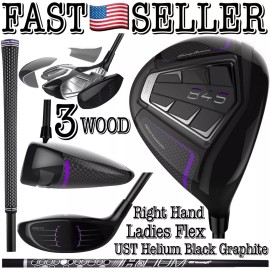 Tommy Armour Women's 845 Fairway Wood, Right Hand, Black 3 Wood - NEW WITH TAGS!