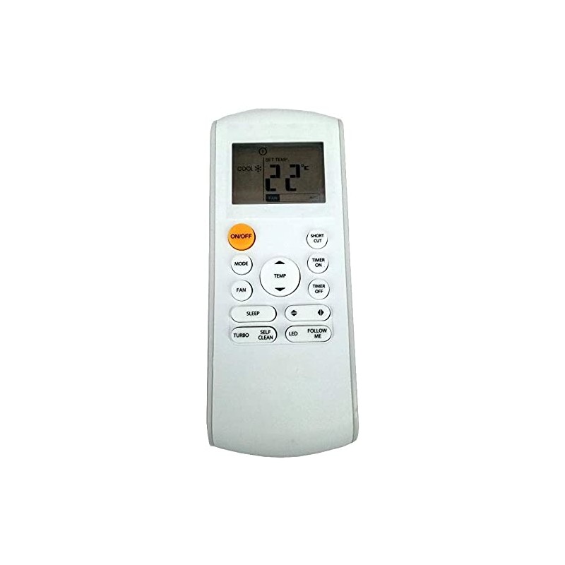 General Replacement AC Remote Control for RG57B2/BGE RG57/BGE Midea Air