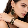 Bmpzery Camo Earrings for Women & Men, Camouflage Bracelet &