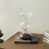 60-Minute Tri-Layer Design Hourglasses Timer - Glitzhome Hand-Blown Sand Clock