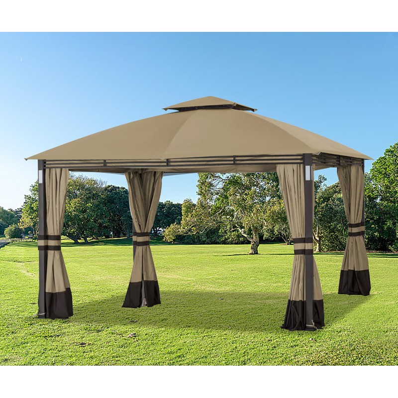 SCOCANOPY Replacement Cover Compatible with SUNJOY Crestfield 11X13 Gazebo (Models