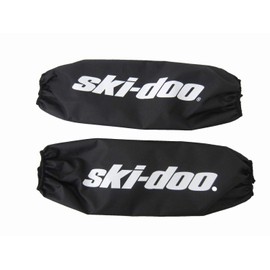 Ski-Doo New OEM Black Front Shock Protector Sleeves, Pair, 861775600, 860201128