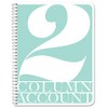 BookFactory 2 Column Ledger Book/Account Book/Accounting Ledger/Notebook Two Columns Columnar