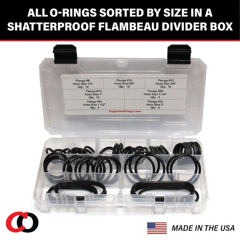 Captain O-Ring Flange Seal (SAE Code 61/62) Hydraulic O-Ring Seal