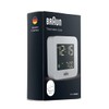 Braun Digital Travel Alarm Clock with Snooze, Compact Size, Negative