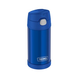 Thermos 4030.401.035 Funtainer vacuum flask, insulated bottle, 355 ml, made of stainless steel, blue, dimensions: 7.6 x 17.7 cm