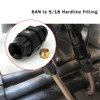 CNRAQR 6AN Male Flare to 5/16" Fuel Hardline Tube Fitting