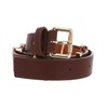 VALENTINO Emma Winter Belt W120 Caffé / Oro - Can
