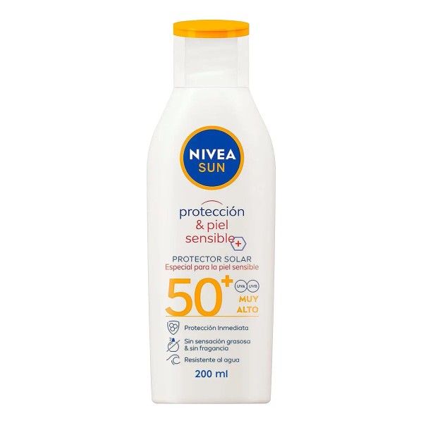 Protector Corporal NIVEA SUN Sensitive FPS50 200ml