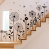 Wall Tattoo Dandelion Wall Tattoo Dandelions Black for Wall Decoration
