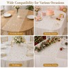 5M Gold Table Runner, Star Table Runners for Dining Table