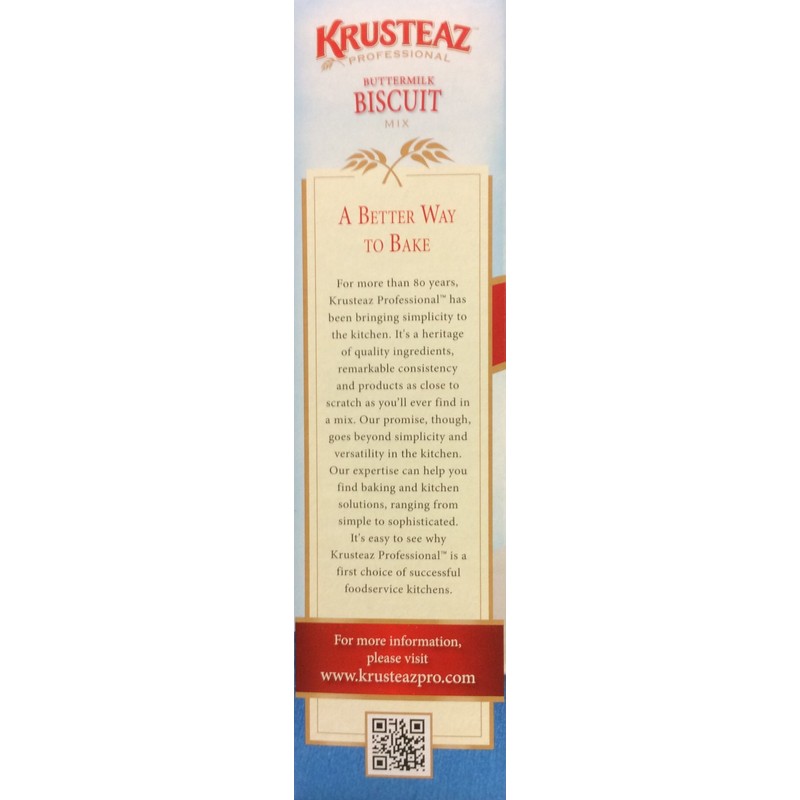 Krusteaz BUTTERMILK BISCUIT Mix 5lbs. (4-Pack) Restaurant Quality