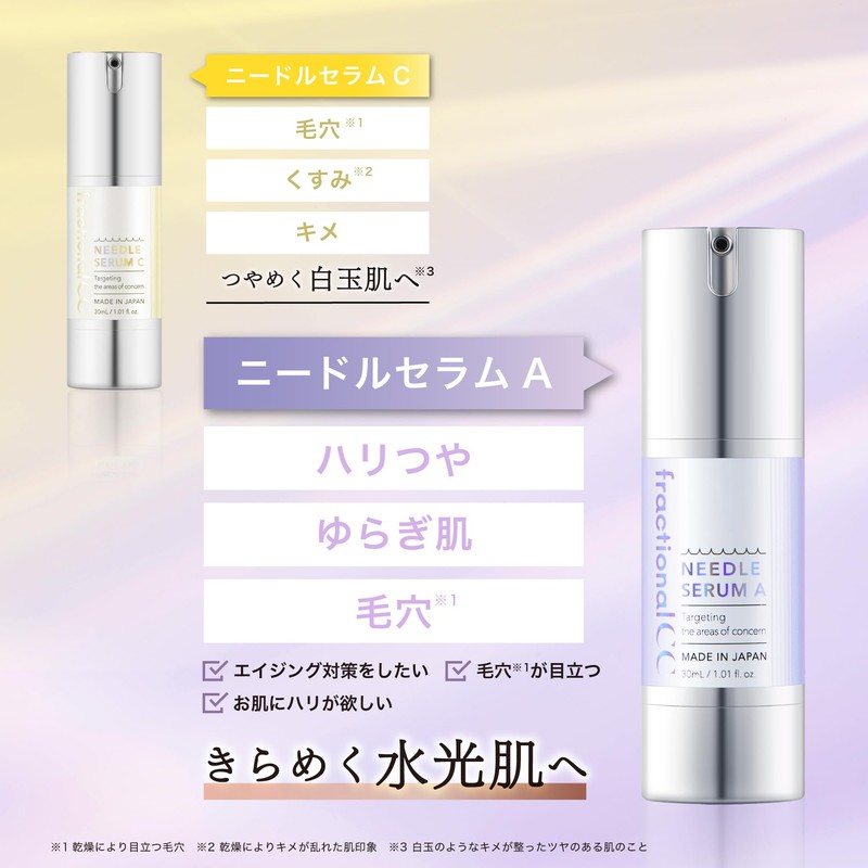 Fractional CC Needle Serum A x 3 Piece Set +