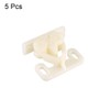 sourcing map Furniture Cabinet Closet Door Double Roller Catch ABS