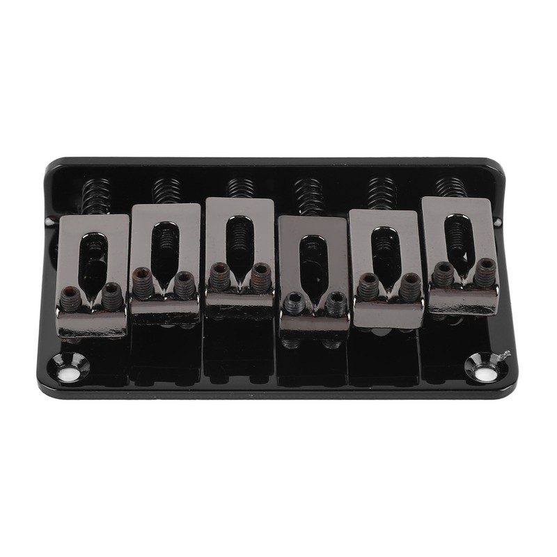 6 String Guitar Bridge Replacement Zinc Alloy Electric Guitar Saddle