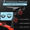 NineLeaf Bike Alarm Anti Theft with Remote, Rechargeable Bike Tail