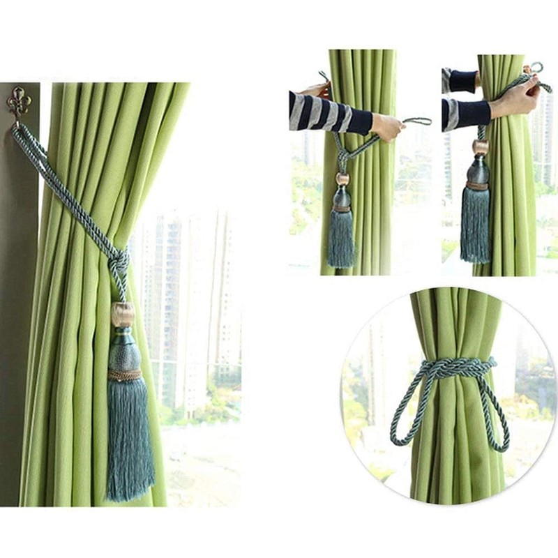 Selling Wonderful Curtain Holdbacks Curtains Tiebacks Home Decorative Braided Buckle