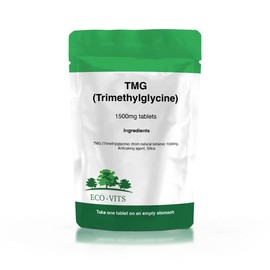 TMG TRIMETHYLGLYCINE (1500MG) 120 TABS, Heart & Liver Support Supplement | Helps Maintain Healthy Homocysteine Levels, Supports Methylation & Detox