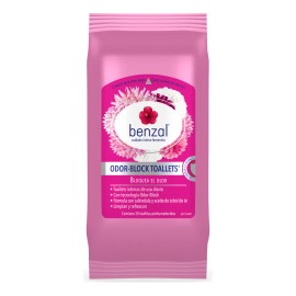 Toallitas Humedas Benzal Higiene Íntima Femenina 20 Piezas
