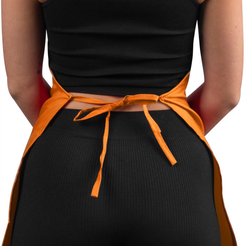 Jazooli Plain Unisex Cooking Catering Work Apron Tabard with Twin