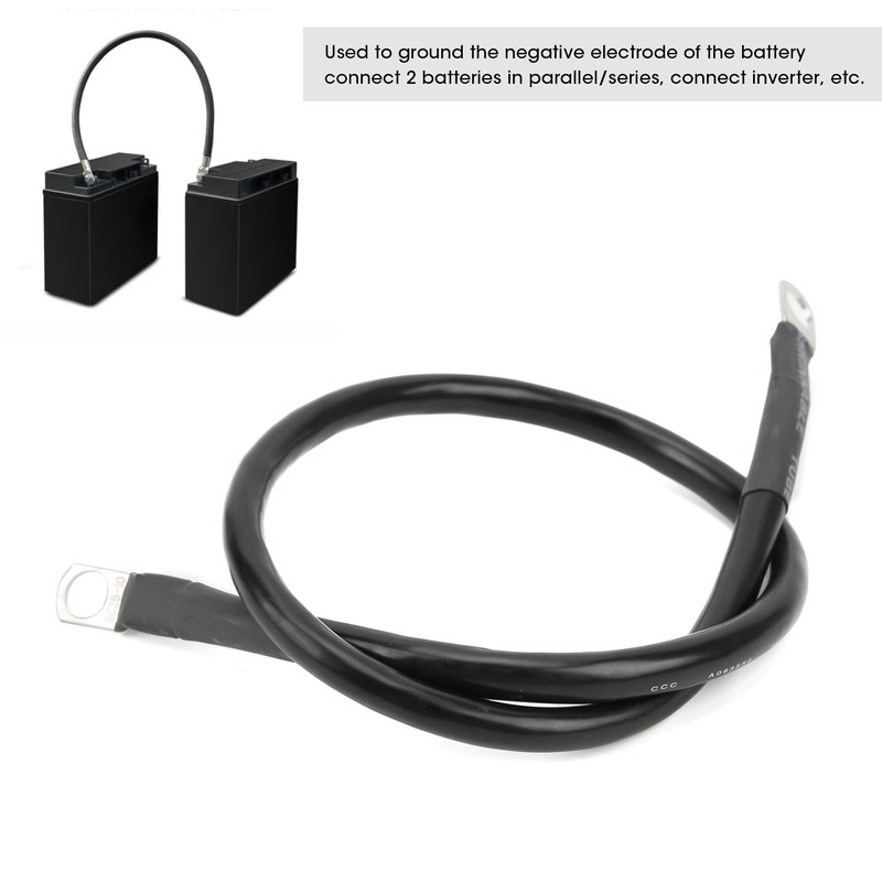 23.6in Ground Wire 4AWG 25mm² 150A High Toughness Earth Cable
