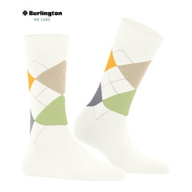Burlington Women's Socks Queen W SO Cotton Patterned 1 Pair, White (Off-White 2040) New - Environmentally Friendly, 36-41, White (off-white 2040) new - environmentally friendly
