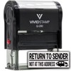 Vivid Stamp Return To Sender Not At This Address (Mail