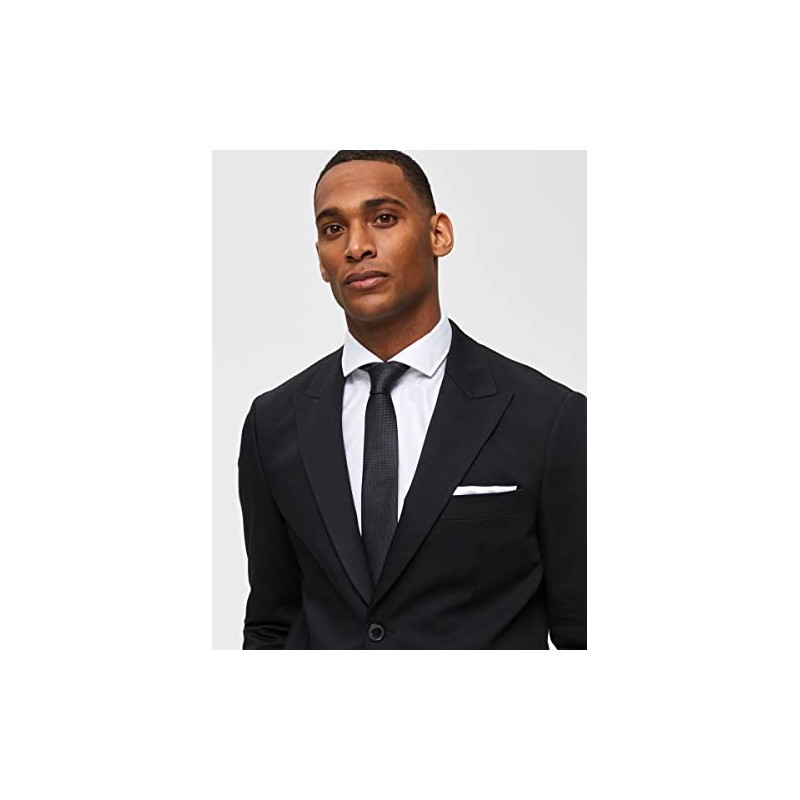 SELECTED HOMME mens tie, Grey (Grey Grey)