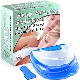 Snoring Stopper, Anti Snoring Mouthpiece, Effective Snoring Stopper Bite Splint, Night Bite Splints for Men and Women to Prevent Teeth Grinding and Snoring Stopper