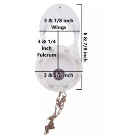 NUFLUSH 3 inch Kohler Flapper Valve Replacement w/ a Counter Balance by NuFlush
