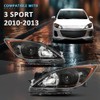 CHEDA Headlights Assembly Front Headlamp Compatible with Mazda 3 2010-2013