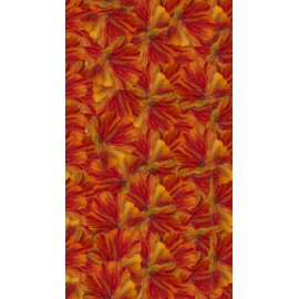 Northcott Wild Flower by Stephanie Brandenburg 40080 38 Packed Poppies BTY