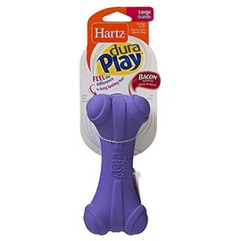 Hartz DuraPlay Bacon Scented Dog Toys, Large ( Color May Vary )