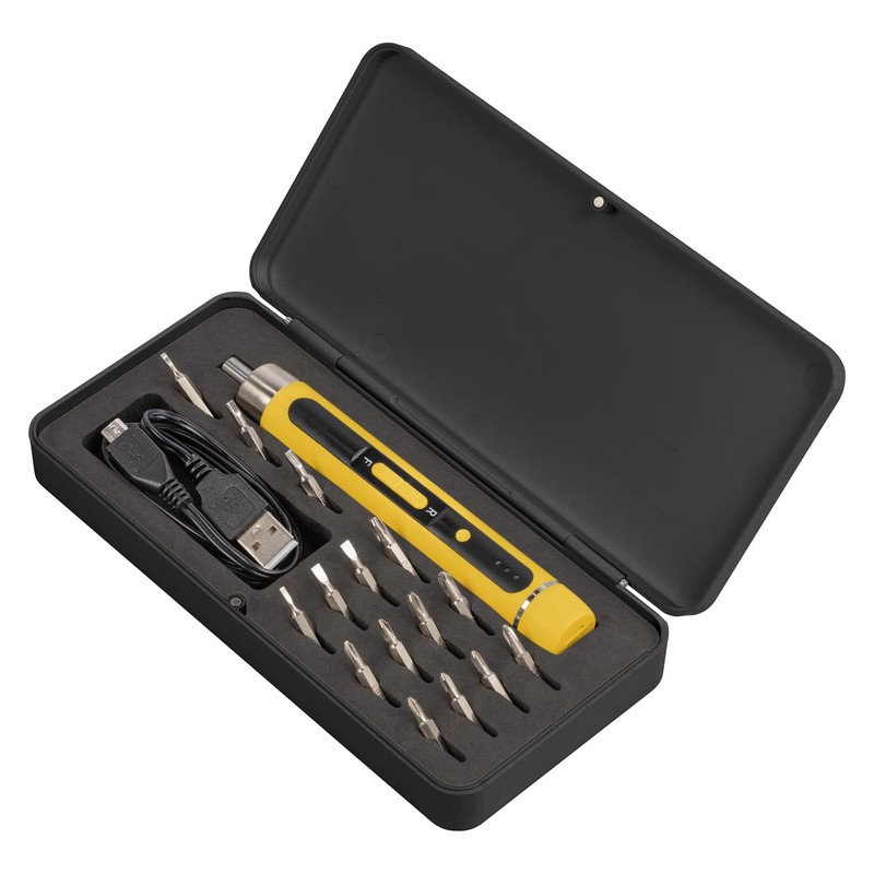 Powerplus Akkuschrauber POWX00416 - Leichter, kompakter 4V Akku Schraubendreher mit