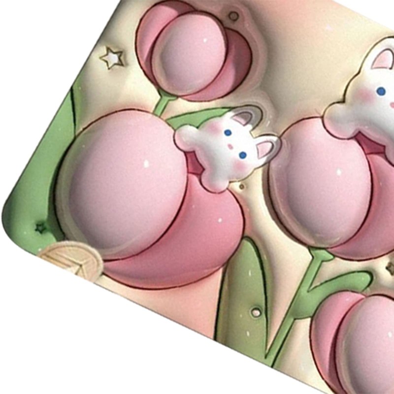 Tnfeeon 3D Visual Bath Mat, 3D Bathroom Mat Water Absorption