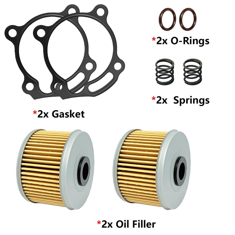 2 Pack Oil Filter & Gasket Kit for CBR 250R