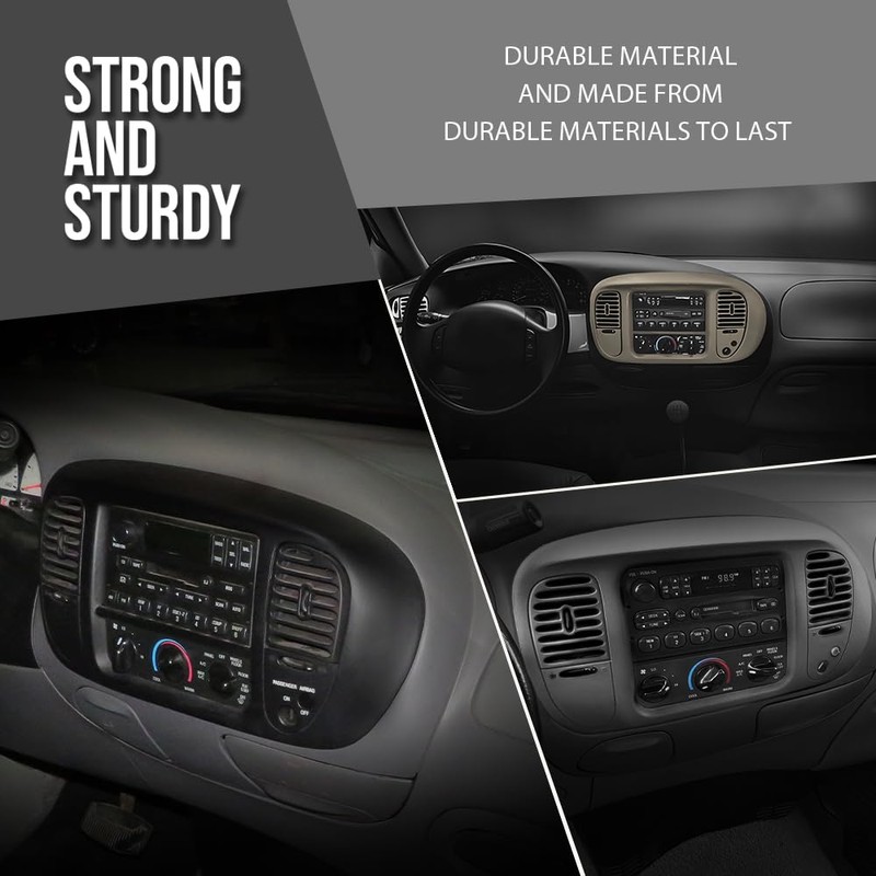 G-PLUS Center Dash Radio Bezel Compatible with Ford F150 Expedition