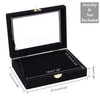 OLYCRAFT Velvet Pin Display Case Box Brooch Collection Display Case