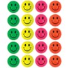 eMKay® Pack of 20 Smile Face Bouncy Balls – Neon