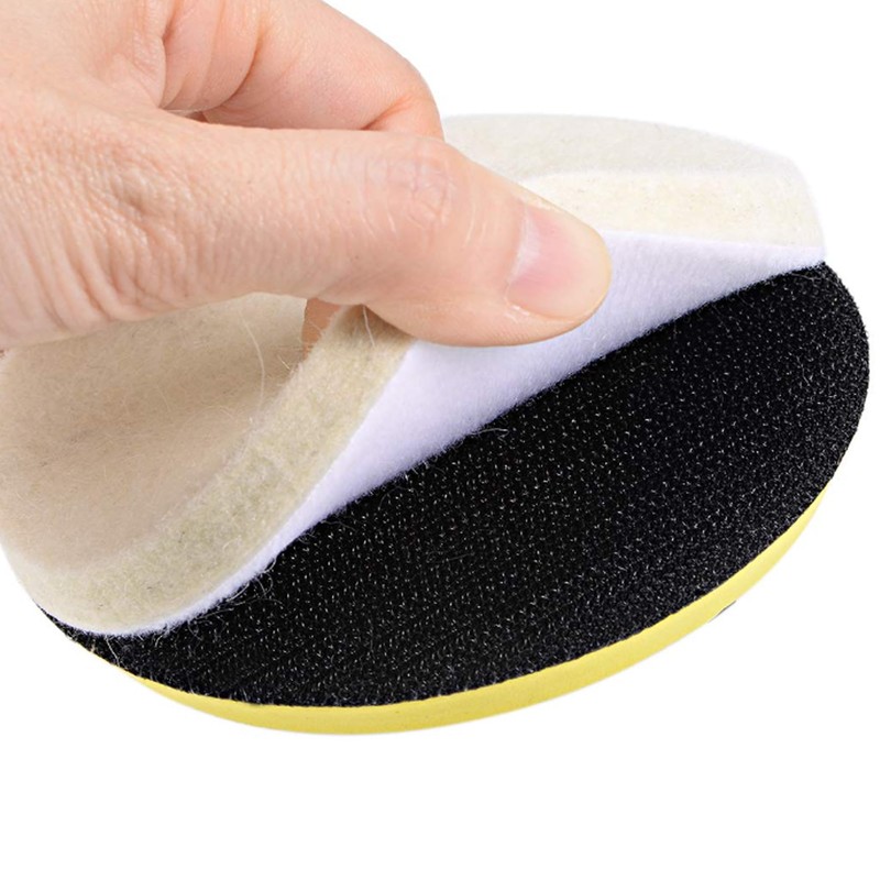pson 4Pcs 5 Inch Wool Felt Polishing Pad, Buffing Wheels