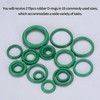 Pack of 270 Sealing Rings Set, O Ring Assortment, Purple