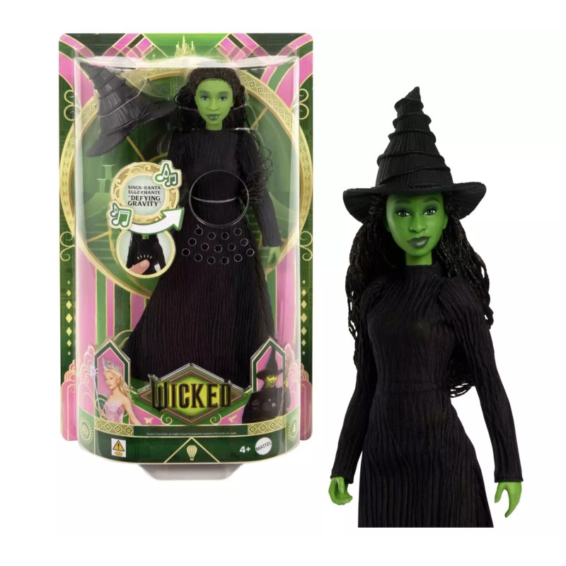 Mattel Universal Pictures' Wicked Singing Elphaba 11" Fashion Doll with
