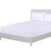 Double fitted sheet,White Microfibre bed sheets Deep Pocket 12 inch