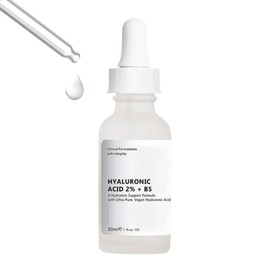 Hyaluronic Acid 2% + B5 Serum, Hyaluronic Acid Serum for Face, Anti-Ageing Moisturiser for Dry Skin, Firming Oil Control, Plump and Smooth Skin, Multi-Effect Face Essence 30 ml