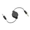 ThtRht 2 Pack Retractable 3.5mm Aux Cable 2.5 Feet Aux