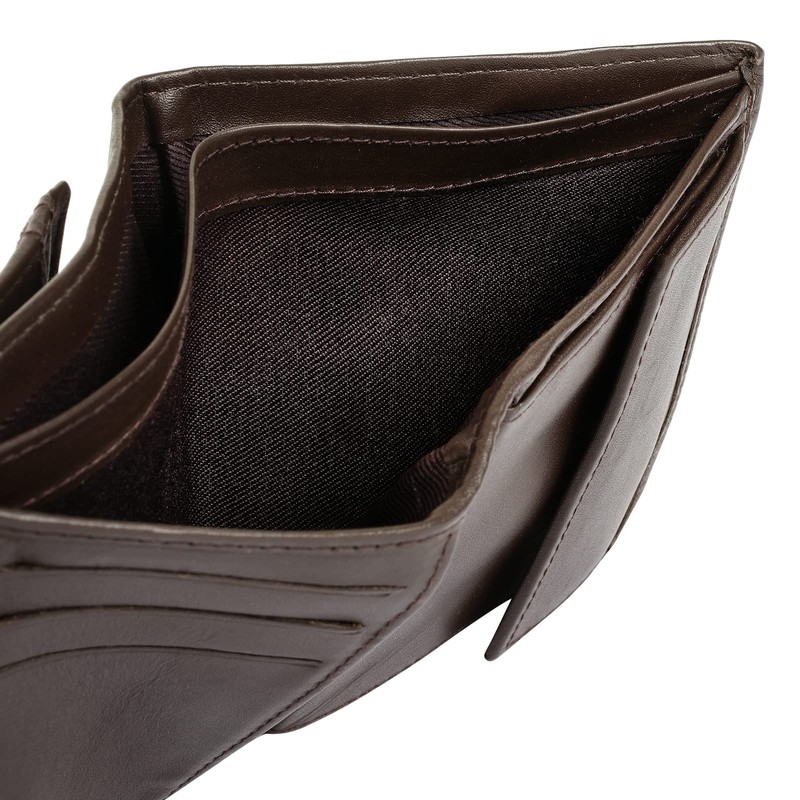 bruno banani Genuine Leather Men's Wallet RFID Protection, Pocket Size,